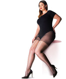 Pretty Polly Curves 10D Nylons Gloss Tights - 2 Paar